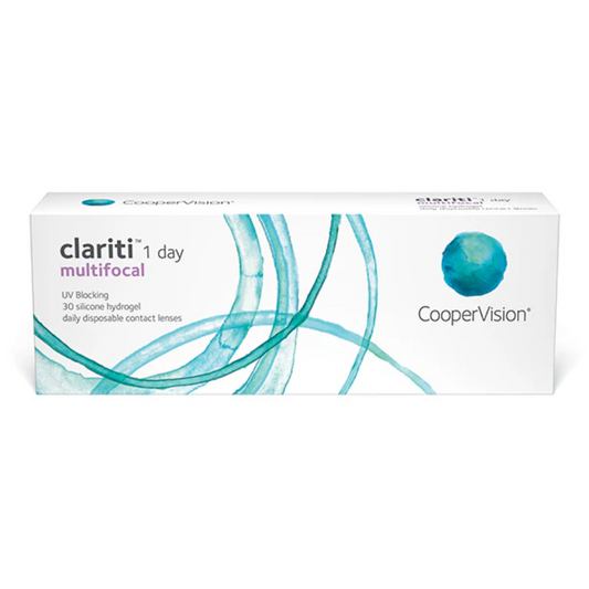 Lentes de contacto Clariti 1 Day Multifocal – Visión clara a todas las distancias con comodidad y protección UV.