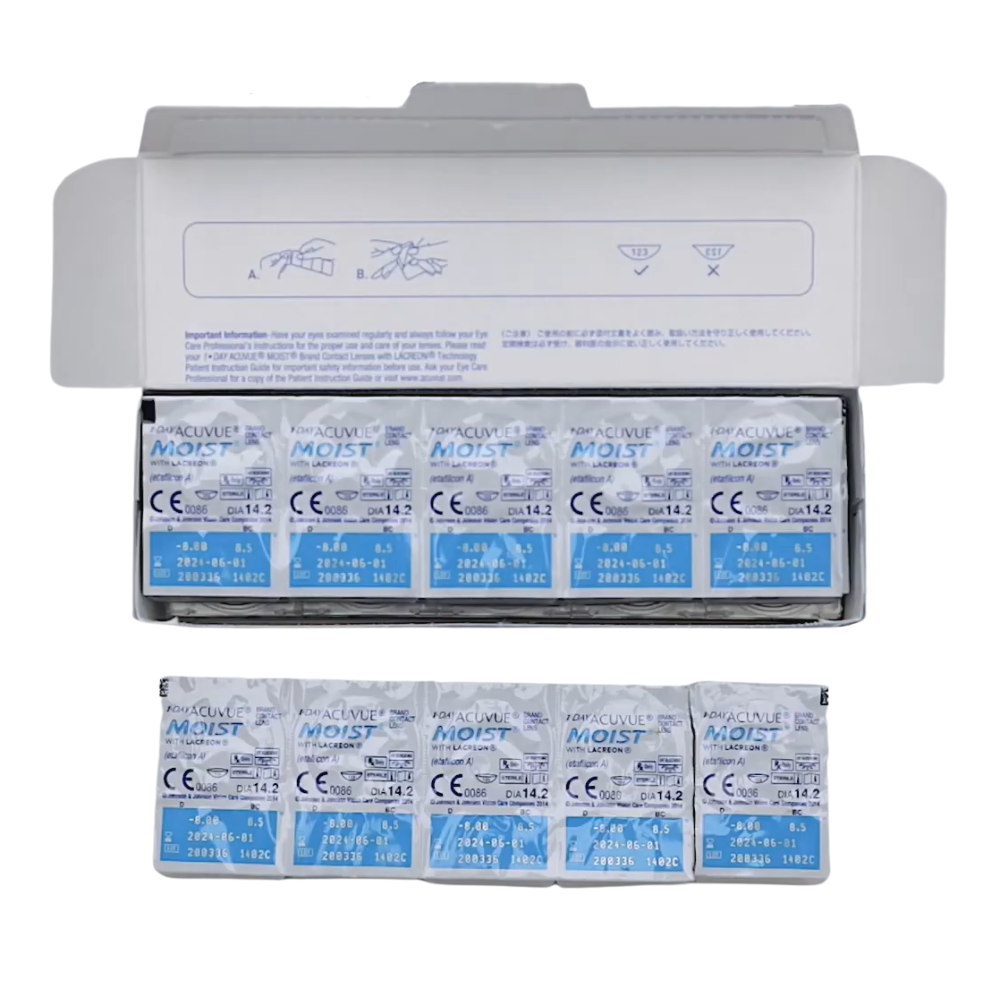 1-Day Acuvue Moist con LACREON x 30 Lentes