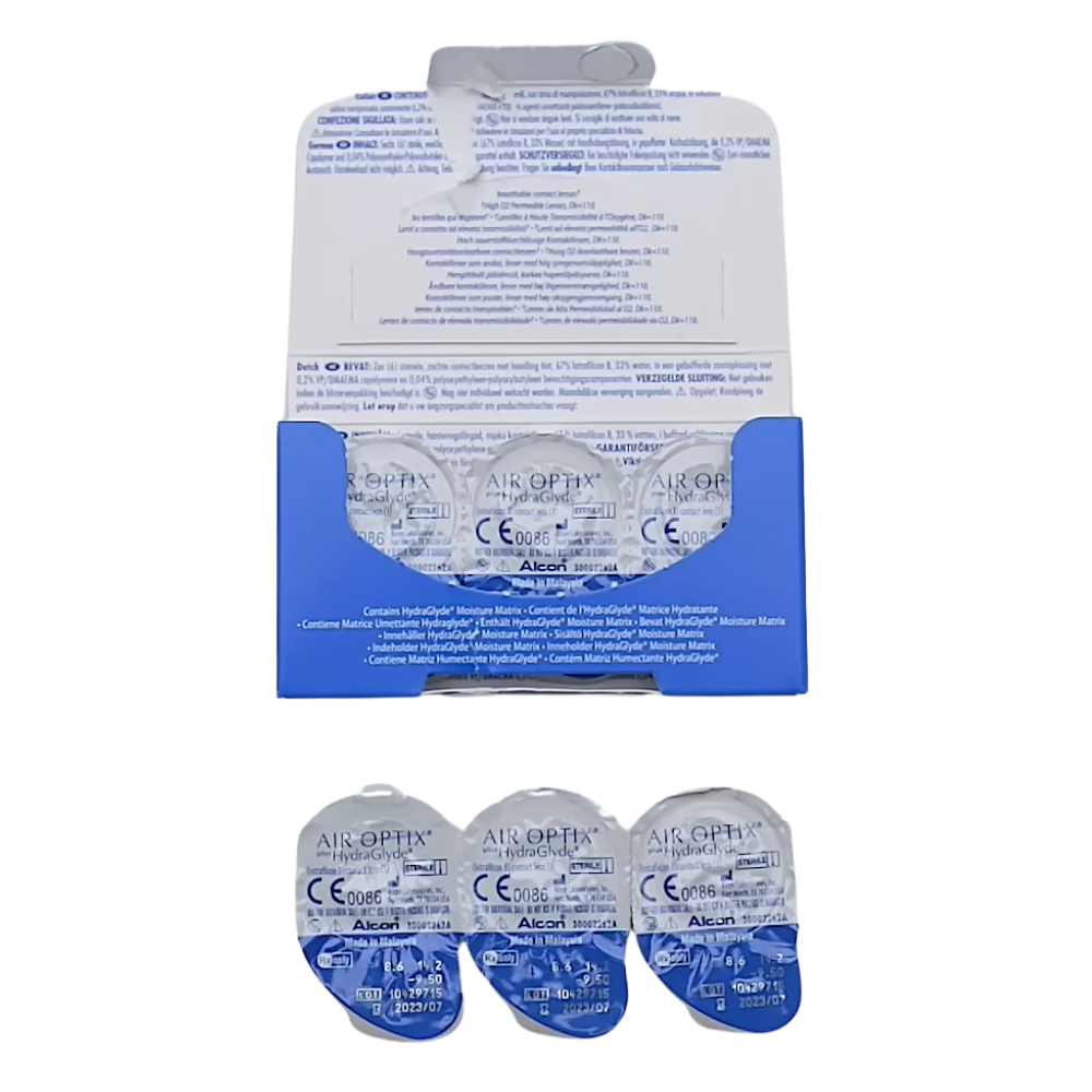 Air Optix Plus Hydraglyde x 6 Lentes