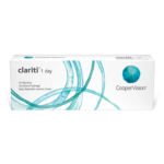 Lentes de contacto Clariti 1 Day – Hidratación, comodidad y protección UV en un lente de uso diario.