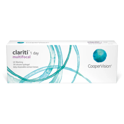 Lentes de contacto Clariti 1 Day Multifocal – Visión clara a todas las distancias con comodidad y protección UV.