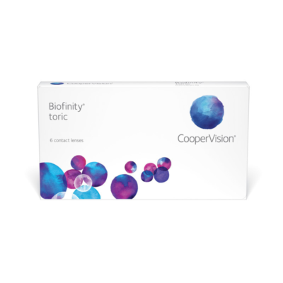 Lentes de contacto Biofinity Toric de CooperVision – Corrección de astigmatismo con máxima comodidad.