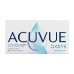Lentes de contacto Acuvue Oasys Multifocal con HYDRACLEAR® Plus – Visión clara a todas las distancias y máxima comodidad.