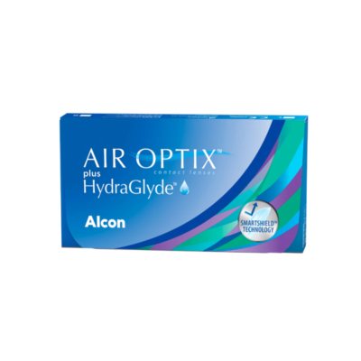 Lentes de contacto Air Optix Plus HydraGlyde – Hidratación avanzada y comodidad duradera.