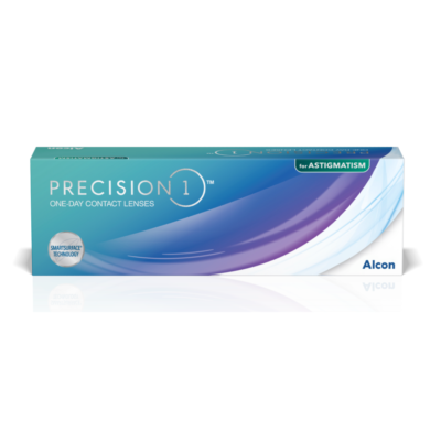 Lentes de contacto Precision1 One Day para Astigmatismo – Comodidad diaria y visión estable con tecnología SmartSurface®